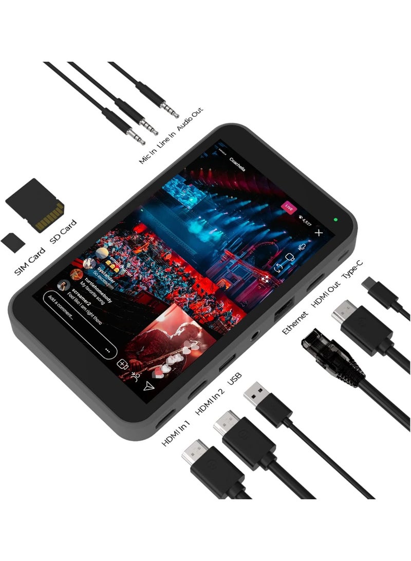 YoloLiv Instream All-in-One Vertical Live Video Streaming Encoder Switcher Recorder Monitor for Instagram Tiktok - Image 3
